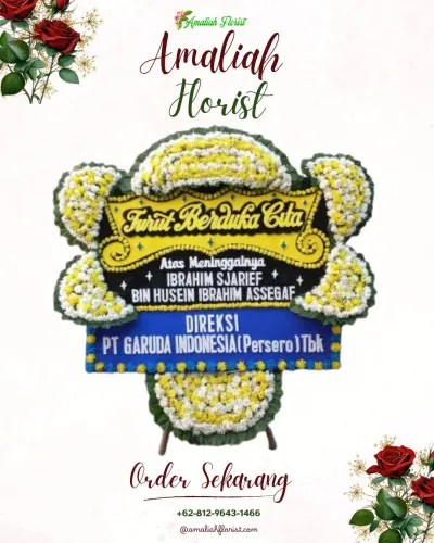 Papan Bunga Duka di Tlogosari
